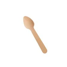 Disposable wooden spoon 110 mm