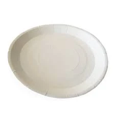Cardboard Plate Melovanna d 230 mm White color